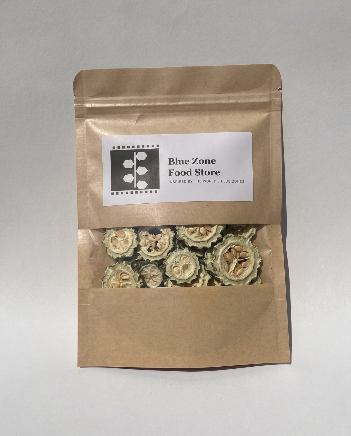 Blue Zone Food Store kraft pouch of Bitter Melon Tea