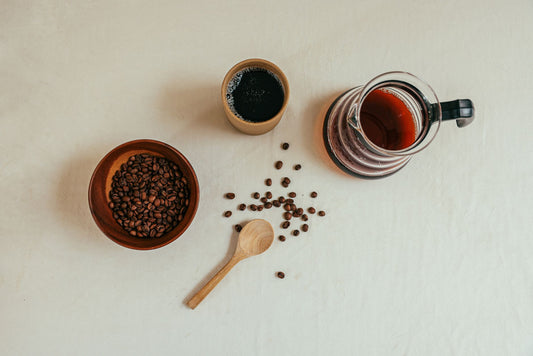 Assortment of dried beans for longevity in wooden bowls with scoops