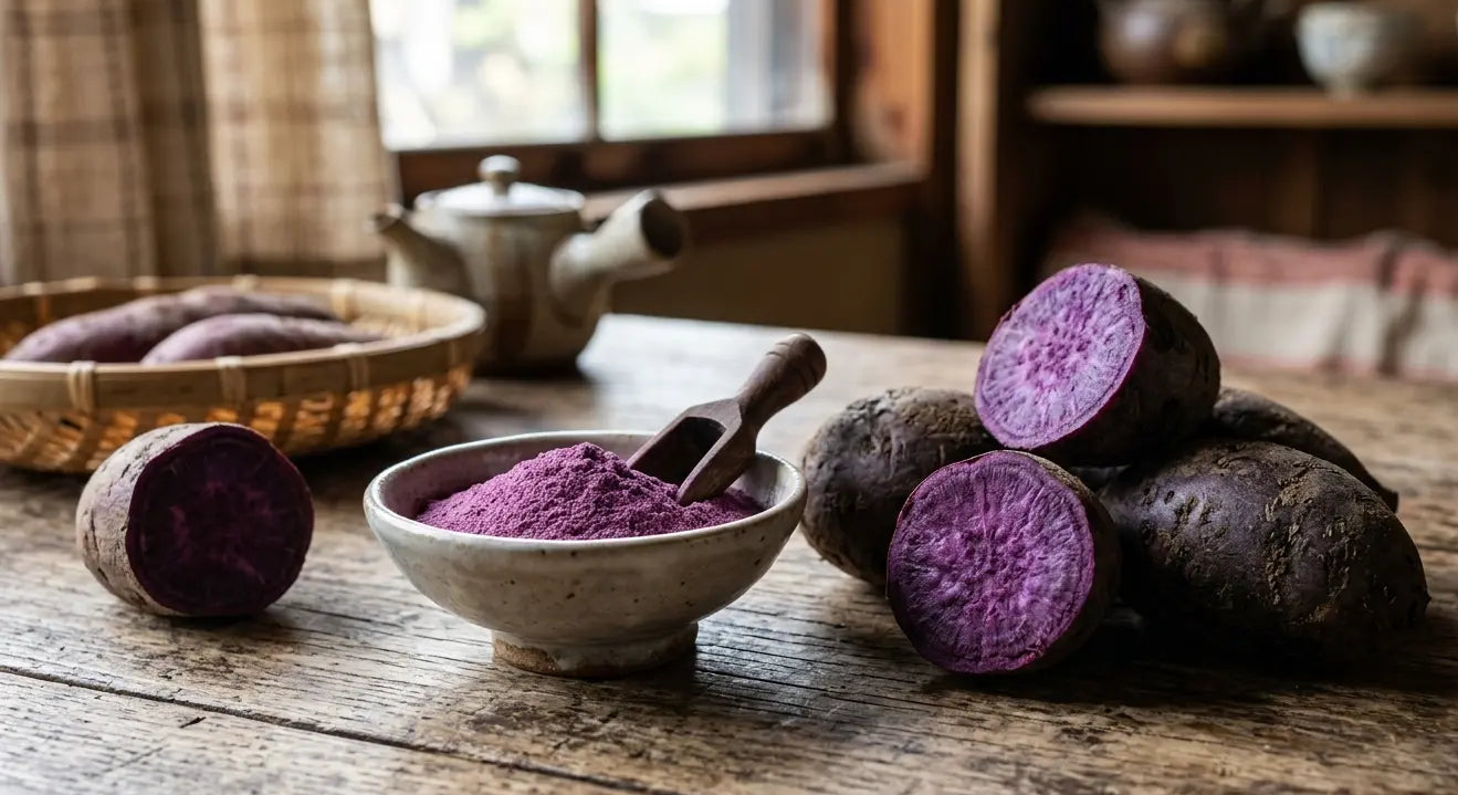 Japanese Purple Sweet Potato Powder Blue Zone Foods