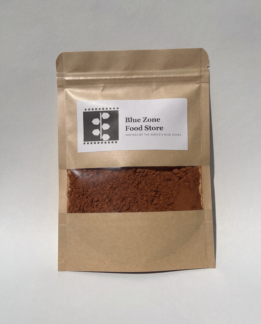 Blue Zone Food Store kraft pouch of Reishi Mushroom Powder
